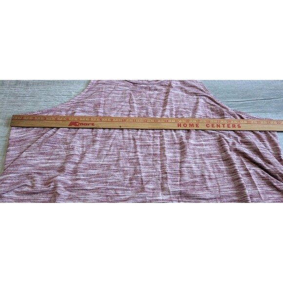 NWT New Torrid Scoop Neck Active Tank Top Space Dye Burgundy 4 4X - Picture 8 of 8